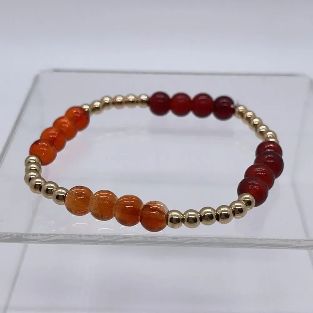 NWT Wool + Pepper Co. Fall 2021 Glass Bracelet - Picture 3 of 4